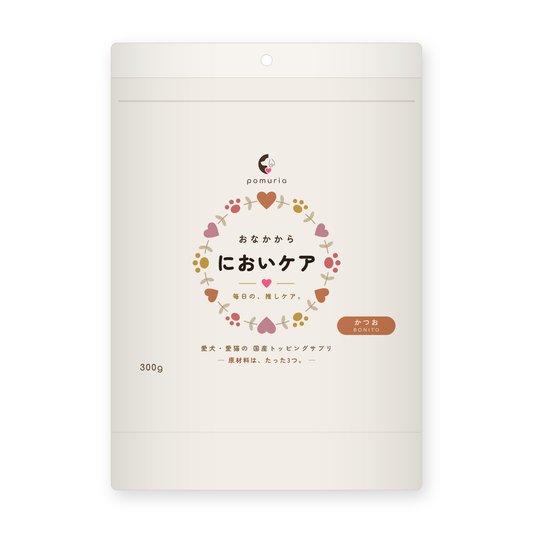 おなかから においケア かつお 300g パッケージ（イメージ）
